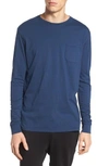 RICHER POORER LOUNGE LONG SLEEVE POCKET T-SHIRT,MAT-LSCR06