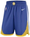 Nike Nba Team Limited Sw Fan Edition 19-20 Season Golden State Warriors Basketball Shorts Blue In Blue/white/yellow