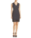 ELIE TAHARI ROANNA TRIM-DETAIL DRESS,EN0E2607