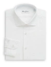 ROBERT GRAHAM Regular-Fit Chevron Stitched Cotton Dress Shirt,0400087349972