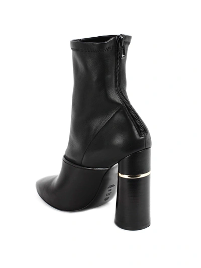 3.1 Phillip Lim Kyoto Leather Sock Boots In Black
