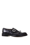 GREEN GEORGE FRINGED LEATHER MONK-STRAP,9765699