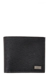 FERRAGAMO RIVAVAL EMBOSSED LEATHER WALLET,9765254