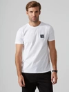 FRANK + OAK Mile End Club Embroidered T-Shirt in Bright White