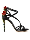 DOLCE & GABBANA SILK SANDALS,9783991