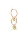 DELFINA DELETTREZ Seal interlinked hoop earring,SEAL5005.A