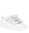 JIMMY CHOO NY EMBELLISHED LEATHER SNEAKERS,P00299321-9