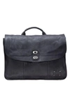 WILL LEATHER GOODS 'KENT' MESSENGER BAG - BLACK,31199