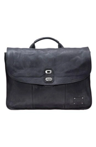 Will Leather Goods 'kent' Messenger Bag - Black