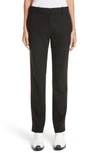 CALVIN KLEIN 205W39NYC VELVET STRIPE STRETCH WOOL PANTS,81WWPA36 W115