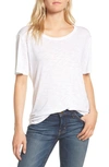 Splendid Loose-fit Crewneck Tee In White