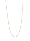 SAKS FIFTH AVENUE 14K Yellow Gold Single Strand Chain Necklace,0400096343620