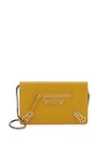 BALENCIAGA Chained Strap Leather Shoulder Bag,0400096278895