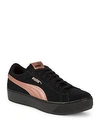 PUMA Vikky Platform Suede Sneakers,0400095950748