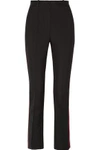 GIVENCHY GIVENCHY WOMAN SKINNY PANTS IN BLACK GRAIN DE POUDRE WOOL BLACK,3074457345618153609