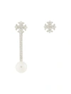 APM APM PEARL DROP EARRINGS - METALLIC,AE9611XPL12500269