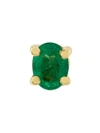 WOUTERS & HENDRIX GOLD 18KT GOLD AND EMERALD STUD EARRING,O1S22EYGHALF12490401