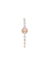 ANITA KO ANITA KO 18KT ROSE GOLD MEDIUM DIAMOND CASCADE EARRING - METALLIC,AKC20RGIND12406415