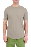 Goodlife Tri-blend Scallop Crew T-shirt In Timber