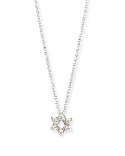 ROBERTO COIN DIAMOND STAR OF DAVID NECKLACE,PROD141000087