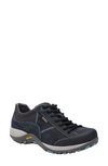 Dansko Womens Nubuck Fitness Athletic And Training Shoes In Navy Milled Nubuck Leather