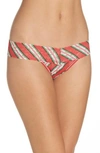 Hanky Panky It's A Wrap Original Rise Thong In Red Multi