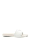 Versace Rubber Slides With Medusa In Biancobianco