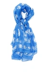 Alexander Mcqueen Skull Print Scarf In Fo Skull 104x120
