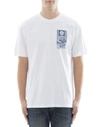 EDWIN WHITE COTTON T-SHIRT,9787173