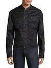 JOHN VARVATOS Tonal Stitch Denim Jacket