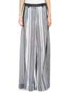 SACAI Striped Organza Pants