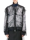 SACAI Sequin Zip-Front Jacket