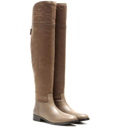 Tory Burch Simone Over-the-knee Boots In Porciei | ModeSens