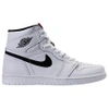Nike Men's Air Jordan Retro 1 High Basketball Shoes, White In White