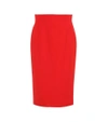 ALEXANDER MCQUEEN CRÊPE PENCIL SKIRT,P00302843