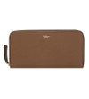 Mulberry 8 Cc Grained Leather Zip-around Wallet In Oak