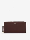 MULBERRY WOMENS BURGUNDY 8 CC GRAINED LEATHER ZIP-AROUND WALLET,217-82025479-RL4887205