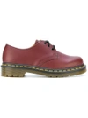 Dr. Martens' Ridged Sole Brogues In Red