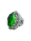 LYLY ERLANDSSON LYLY ERLANDSSON GREEN WINTER RING,L0200612426826