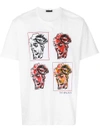 VERSACE printed Medusa T-shirt,A78915A22457412524136