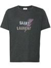 SAINT LAURENT logo闪电T恤,500898YB2LW12523500