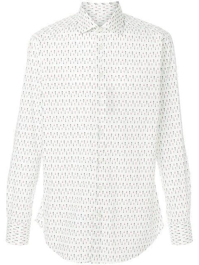 Etro Card Print Shirt - White