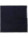 Dell'oglio Plain Scarf - Blue In Blue