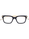 THOM BROWNE RECTANGLE FRAME GLASSES,TB701D12507949