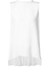 ADAM LIPPES CORDED LACE PLEATED TOP,R18123SE12523057