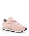 REEBOK WOMEN'S CLASSIC SUEDE LACE UP SNEAKERS,BS7865