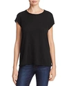 Michael Stars Crewneck Tee In Black