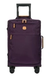 BRIC'S X-BAG 21-INCH SPINNER CARRY-ON - PURPLE,BXL48117