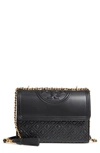 TORY BURCH FLEMING QUILTED LAMBSKIN LEATHER CONVERTIBLE SHOULDER BAG,43833