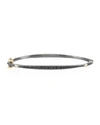 ARMENTA OLD WORLD BANGLE WITH BLACK SAPPHIRES & DIAMONDS,PROD205760060